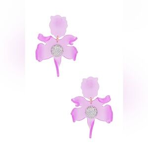 Crystal Lily Earrings in Ultraviolet
Lele Sadoughi